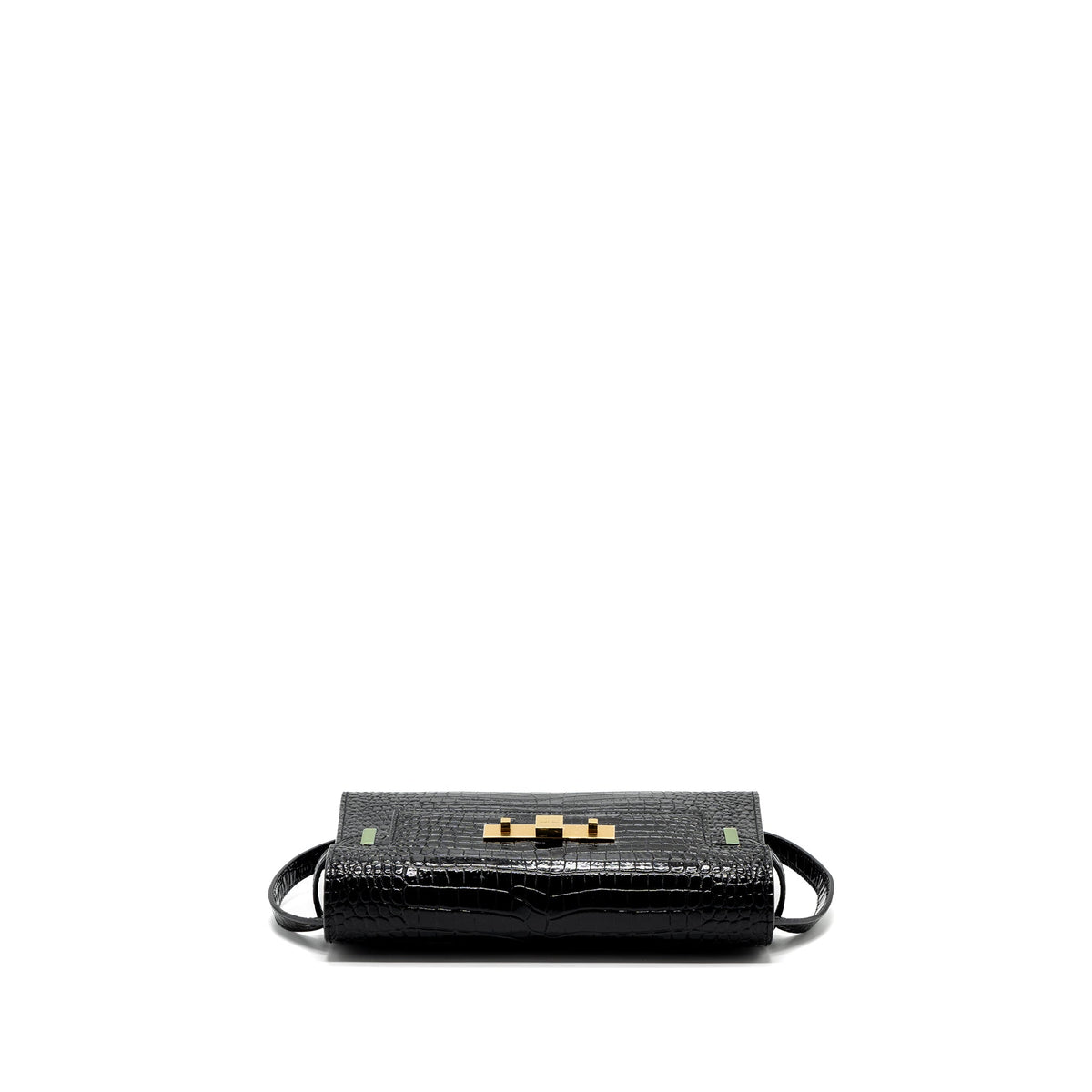 saint-laurent-manhattan-shoulder-bag-crocodile-embossed-black-ghw-1