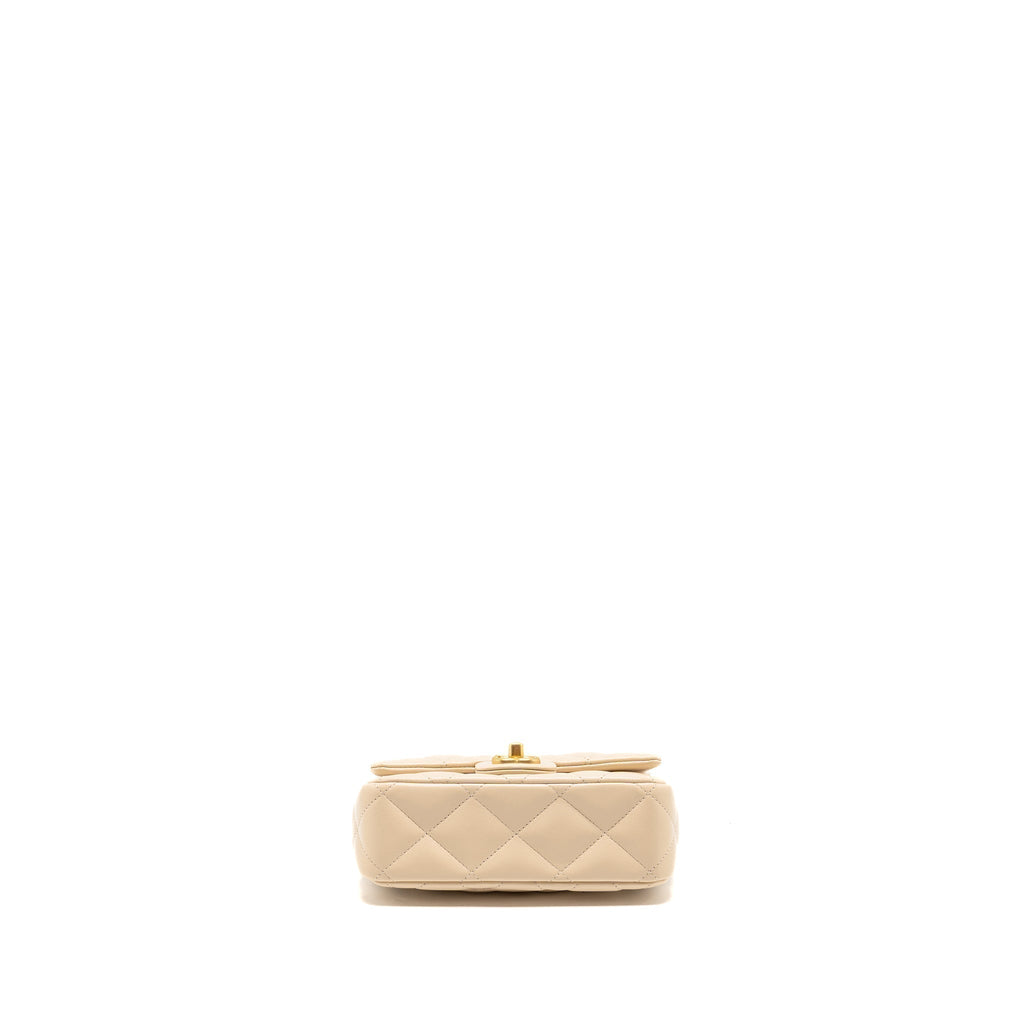 chanel-25c-coco-love-adjustable-chain-shiny-lambskin-beige-ghw-microchip-copy