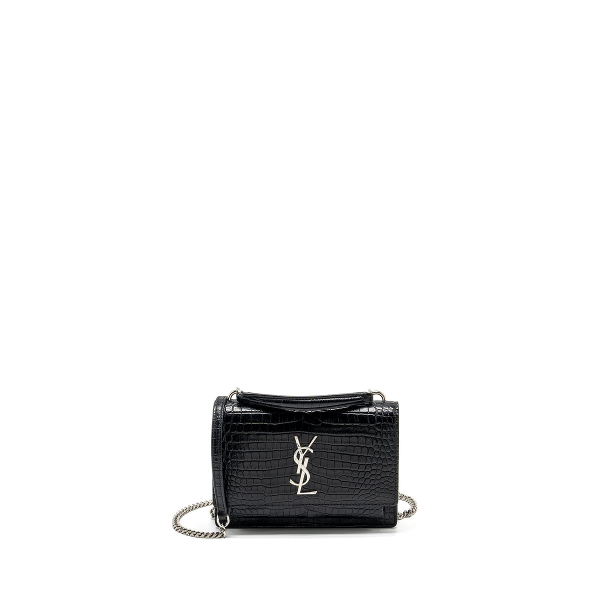 saint-laurent-ysl-sunset-bag-crocodile-embossed-calfskin-black-shw