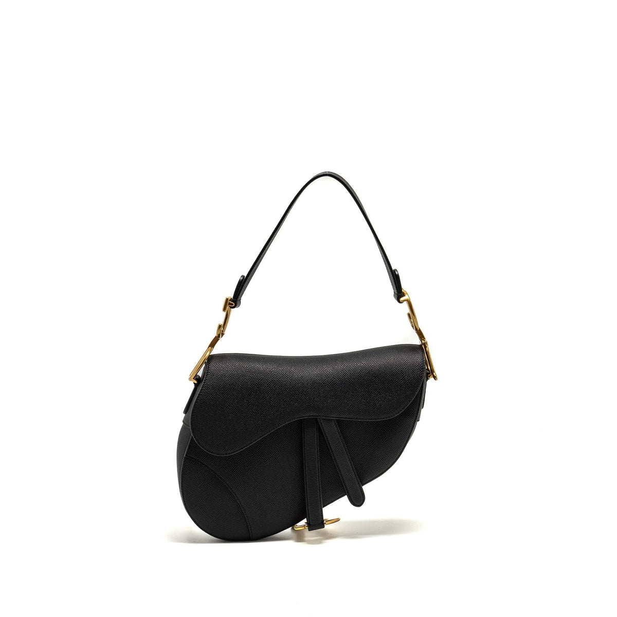 dior-medium-saddle-grained-calfskin-black-ghw