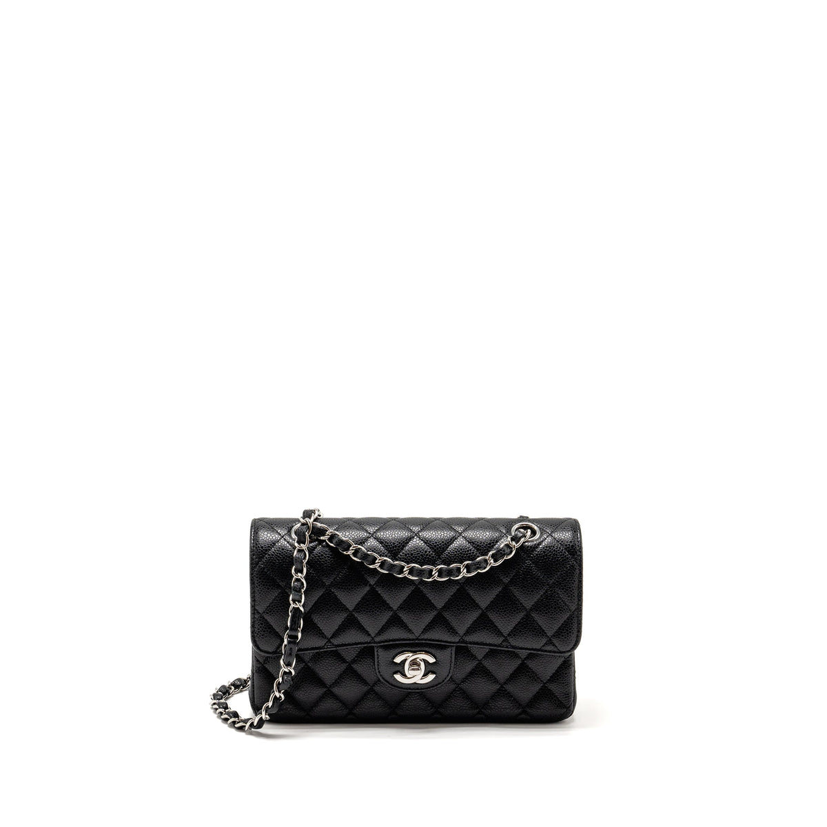 chanel-small-classic-double-flap-bag-caviar-black-shw-microchip-4