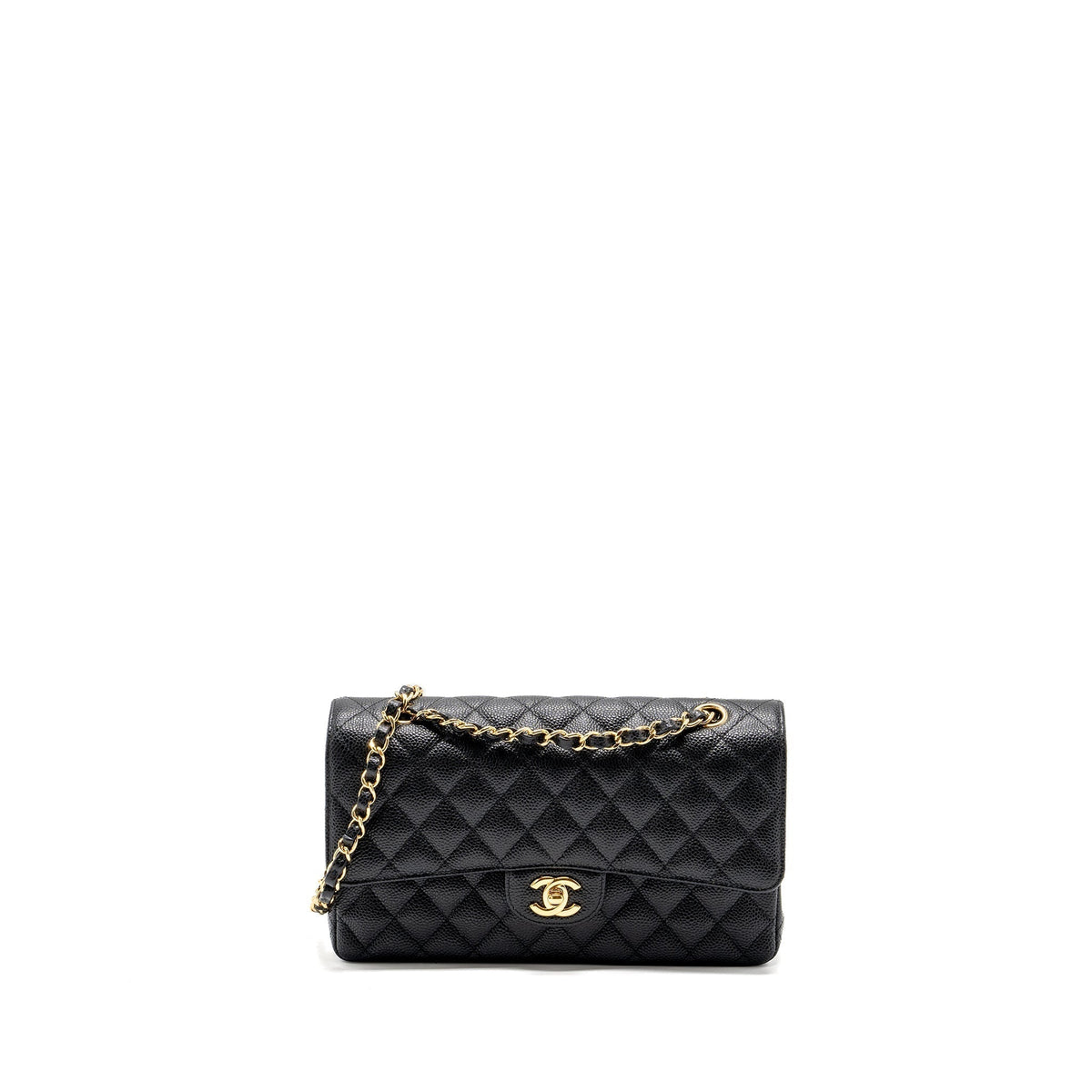 chanel-medium-classic-double-flap-bag-caviar-black-ghw-14