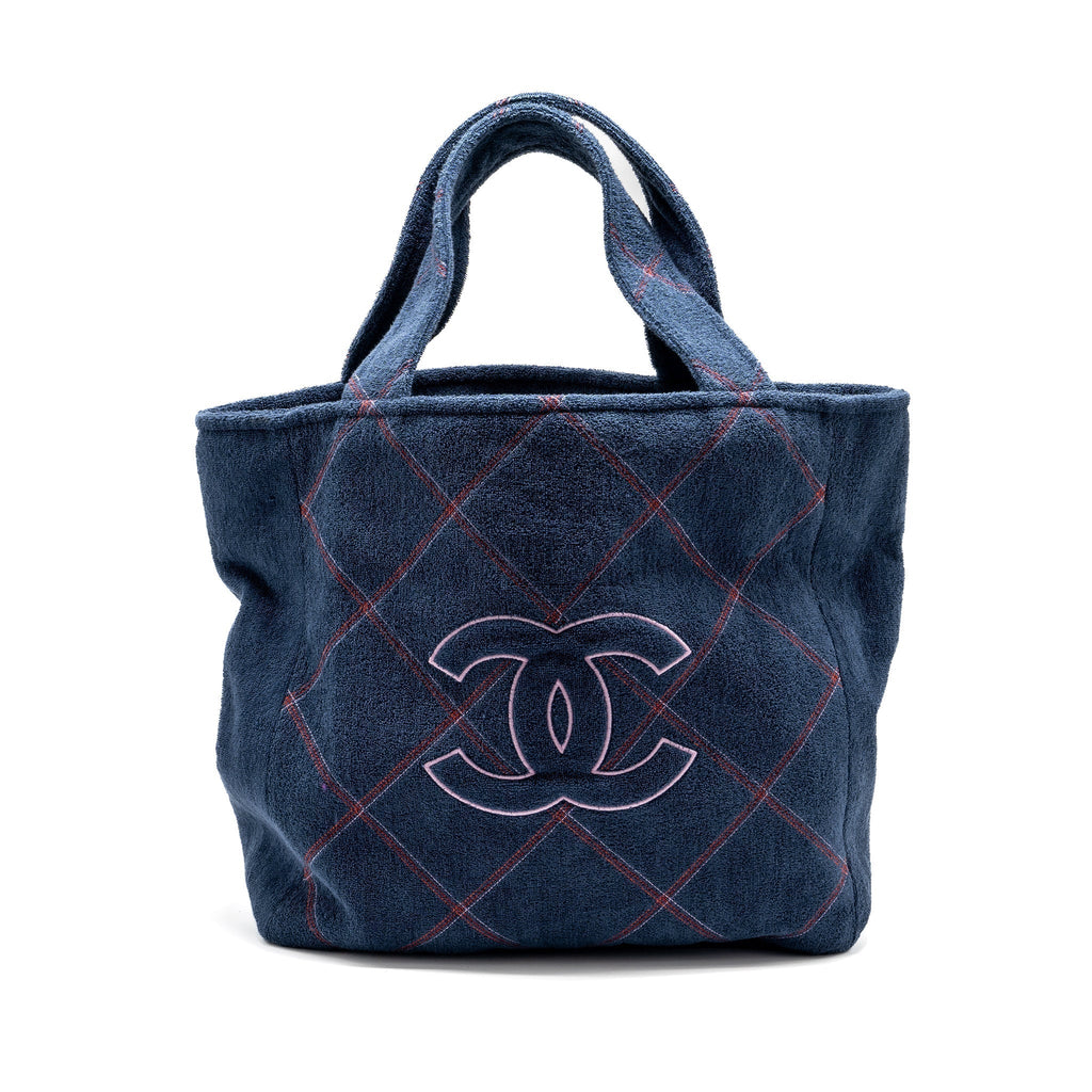 chanel-coco-beach-tote-bag-with-towel-pouch-set-terry-cloth-navy-shw-copy