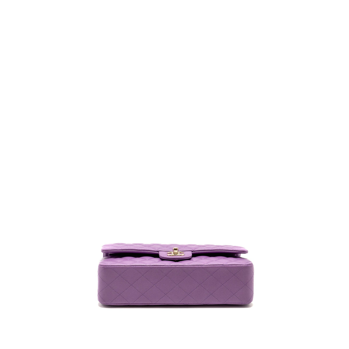 chanel-medium-classic-double-flap-bag-caviar-purple-lghw-microchip
