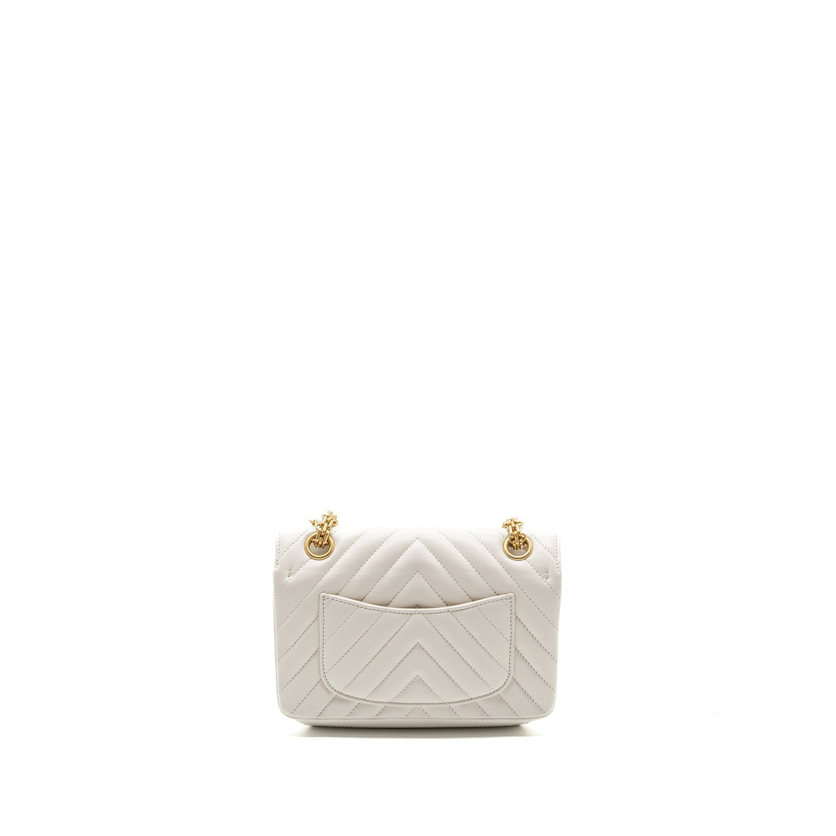 chanel-mini-chevron-2-55-reissue-flap-bag-calfskin-white-ghw-microchip