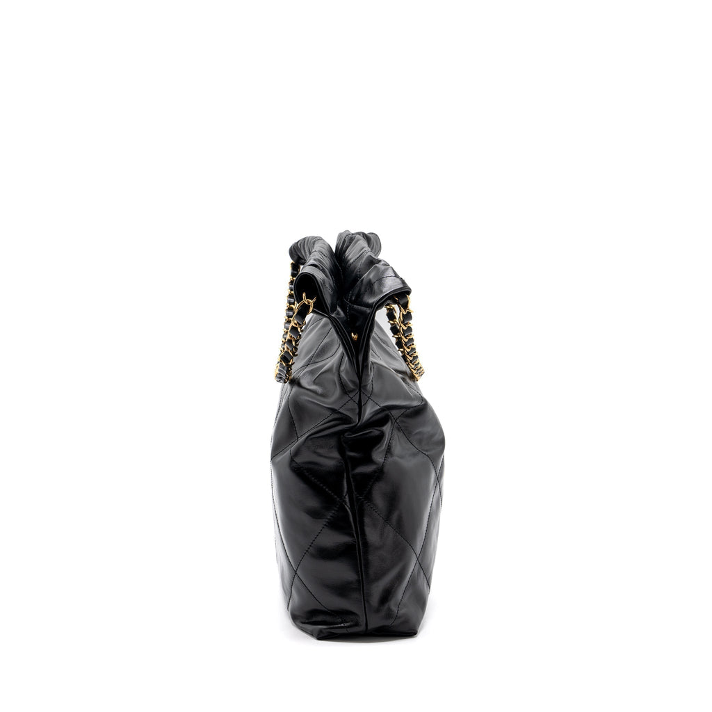 chanel-medium-22-bag-gold-letter-shiny-calfskin-black-ghwmicrochip