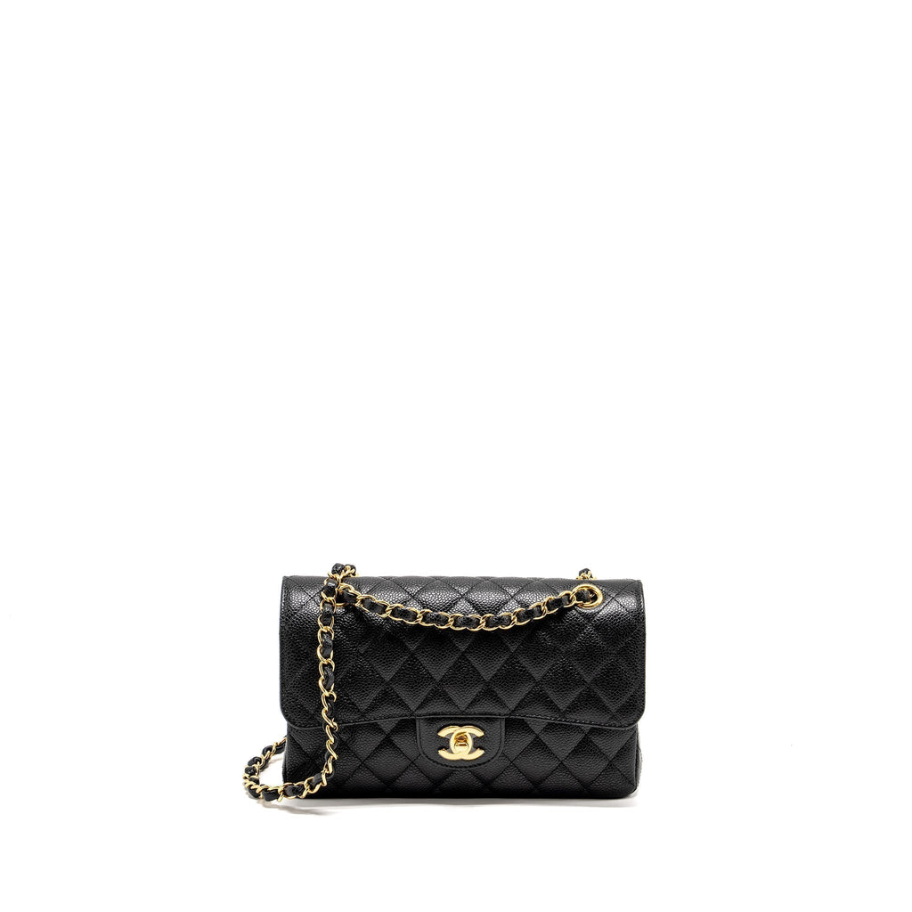 chanel-small-classic-double-flap-bag-caviar-black-ghw-microchip-copy