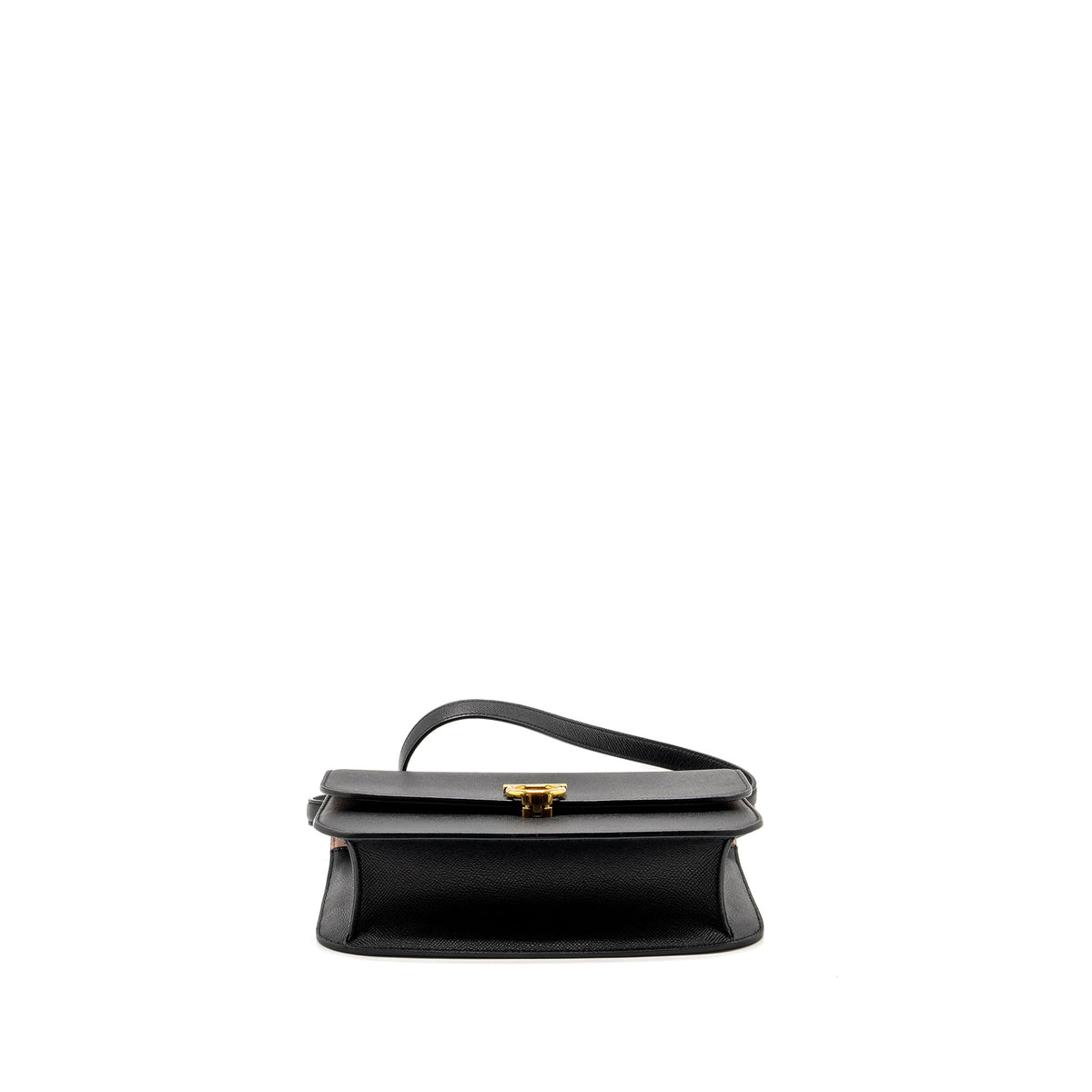 salvatore-ferragamo-gancini-rounded-flap-bag-calfskin-black-ghw