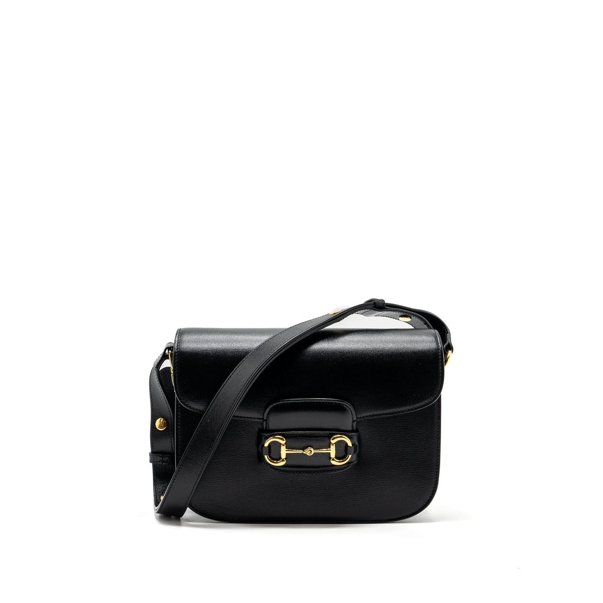 gucci-horsebit-1955-shoulder-bag-leather-black-ghw