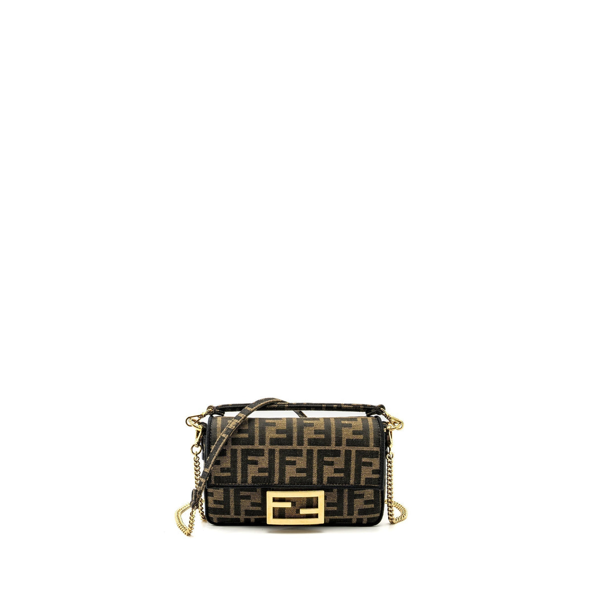 fendi-mini-baguette-bag-ff-jacquard-fabric-brown-ghw
