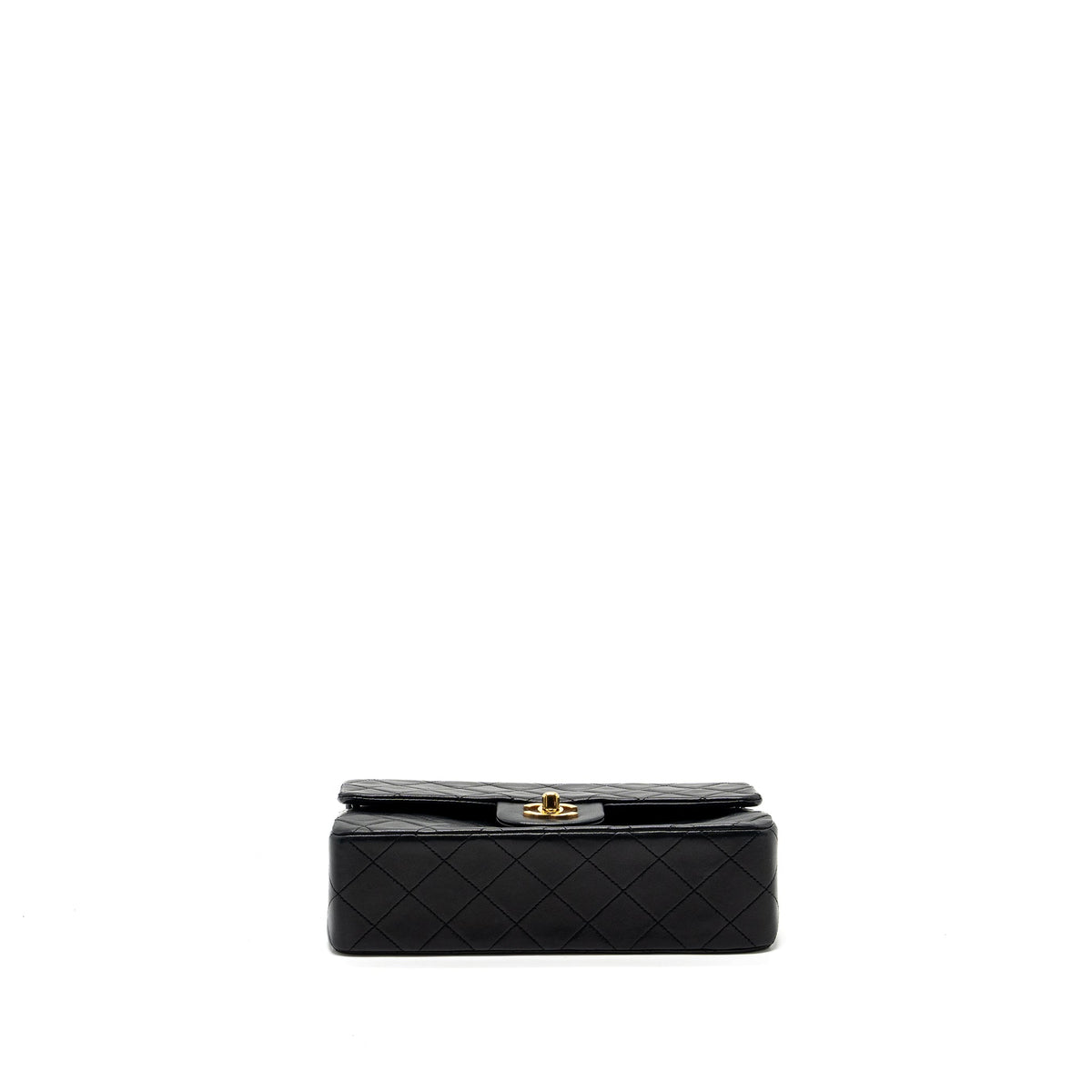 chanel-vintage-small-classic-double-flap-bag-lambskin-black-ghw