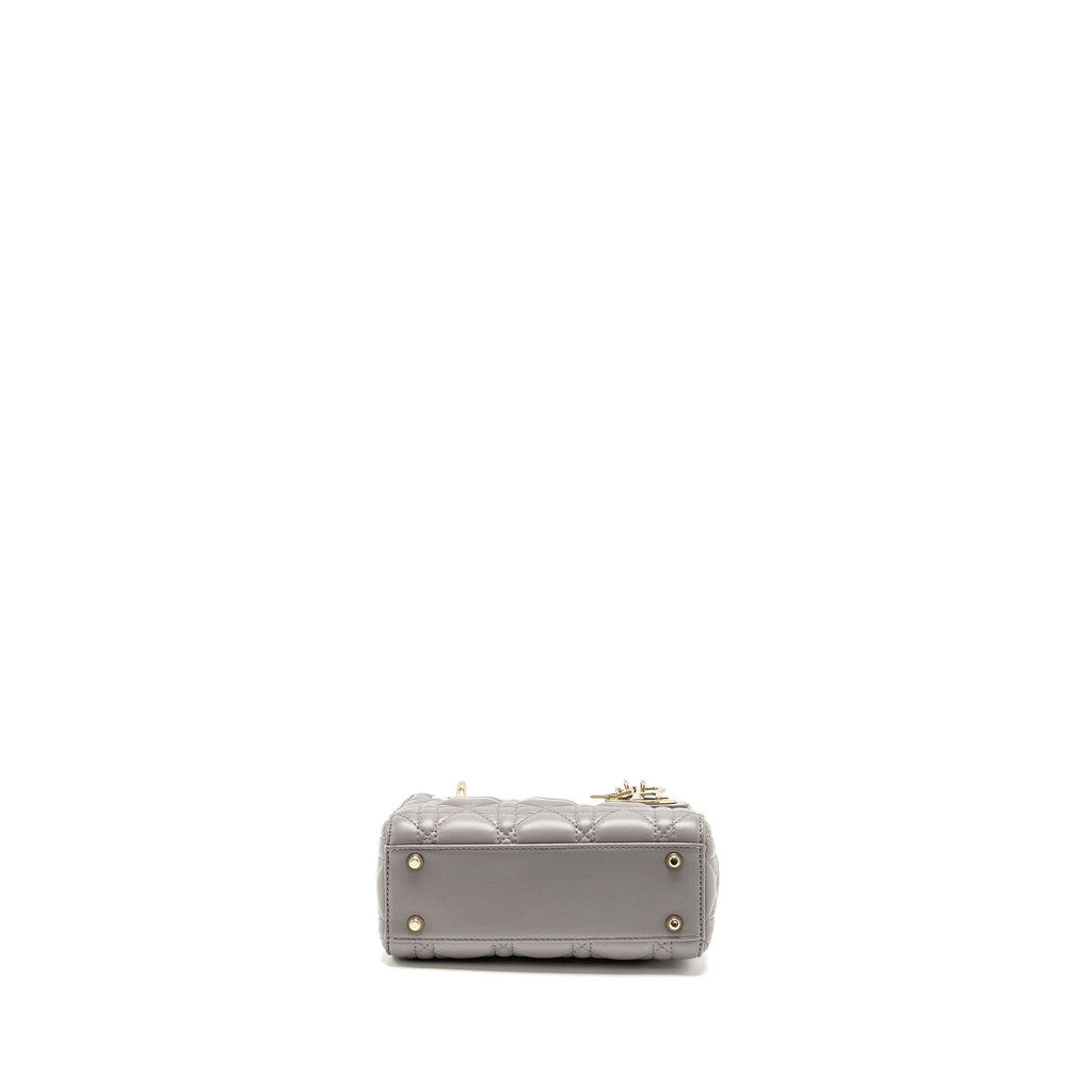 dior-mini-lady-dior-lambskin-grey-lghw-copy