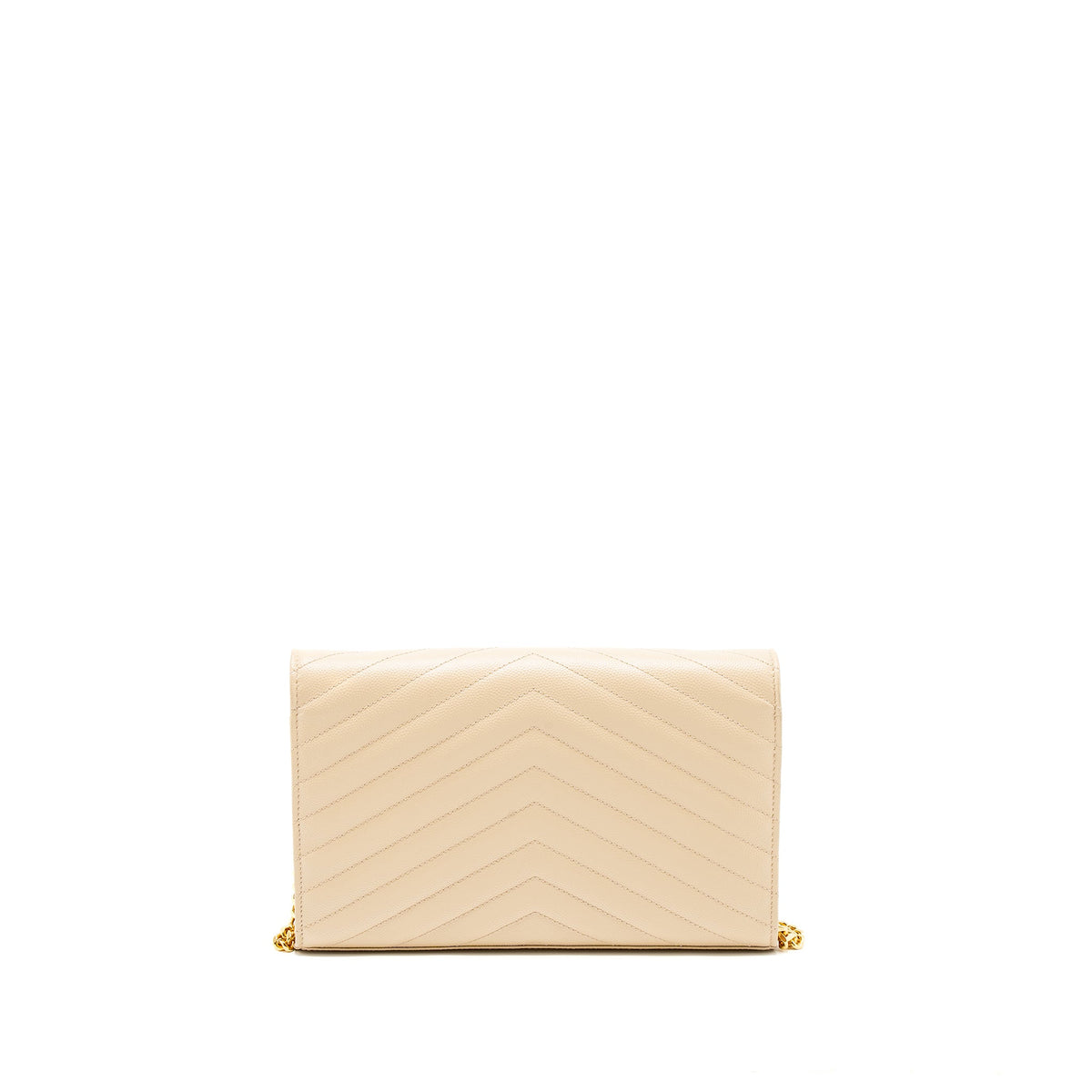 saint-laurent-cassandre-matelasse-chain-wallet-grained-calfskin-beige-ghw