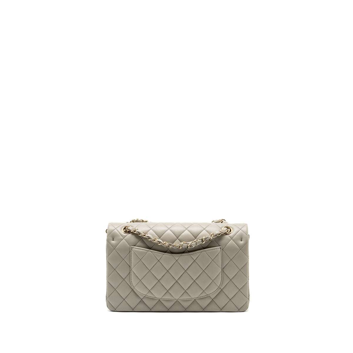 chanel-medium-classic-double-flap-bag-lambskin-light-grey-lghw-microchip-copy-1
