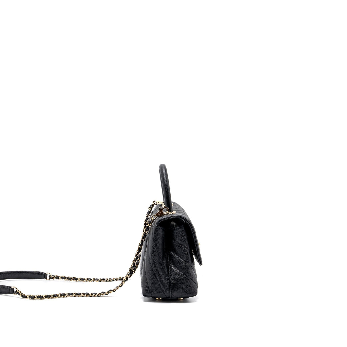 chanel-small-coco-handle-chevron-caviar-black-lghw