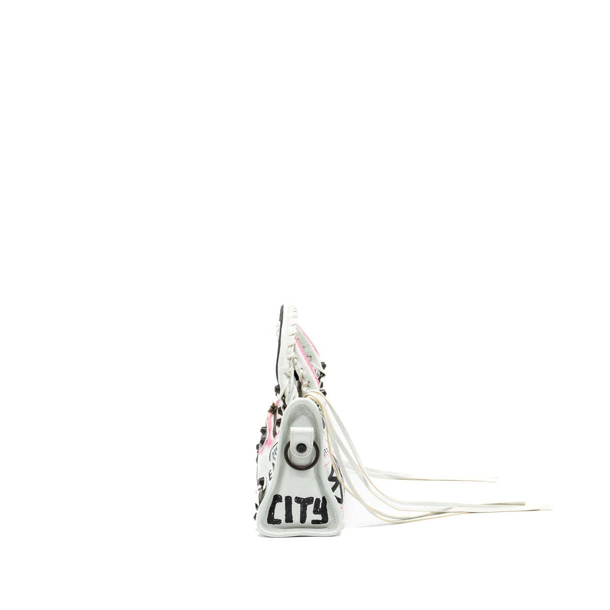 balenciaga-city-graffiti-classic-studs-bag-leather-white-pink-black-with-black-hardware