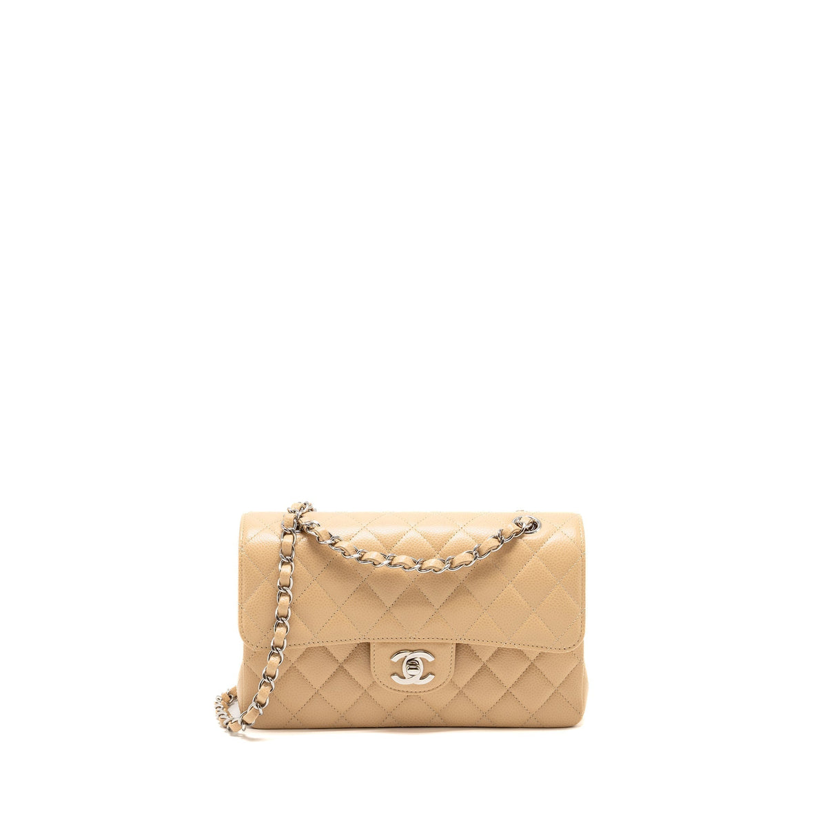chanel-small-classic-double-flap-bag-caviar-beige-shw-microchip-copy