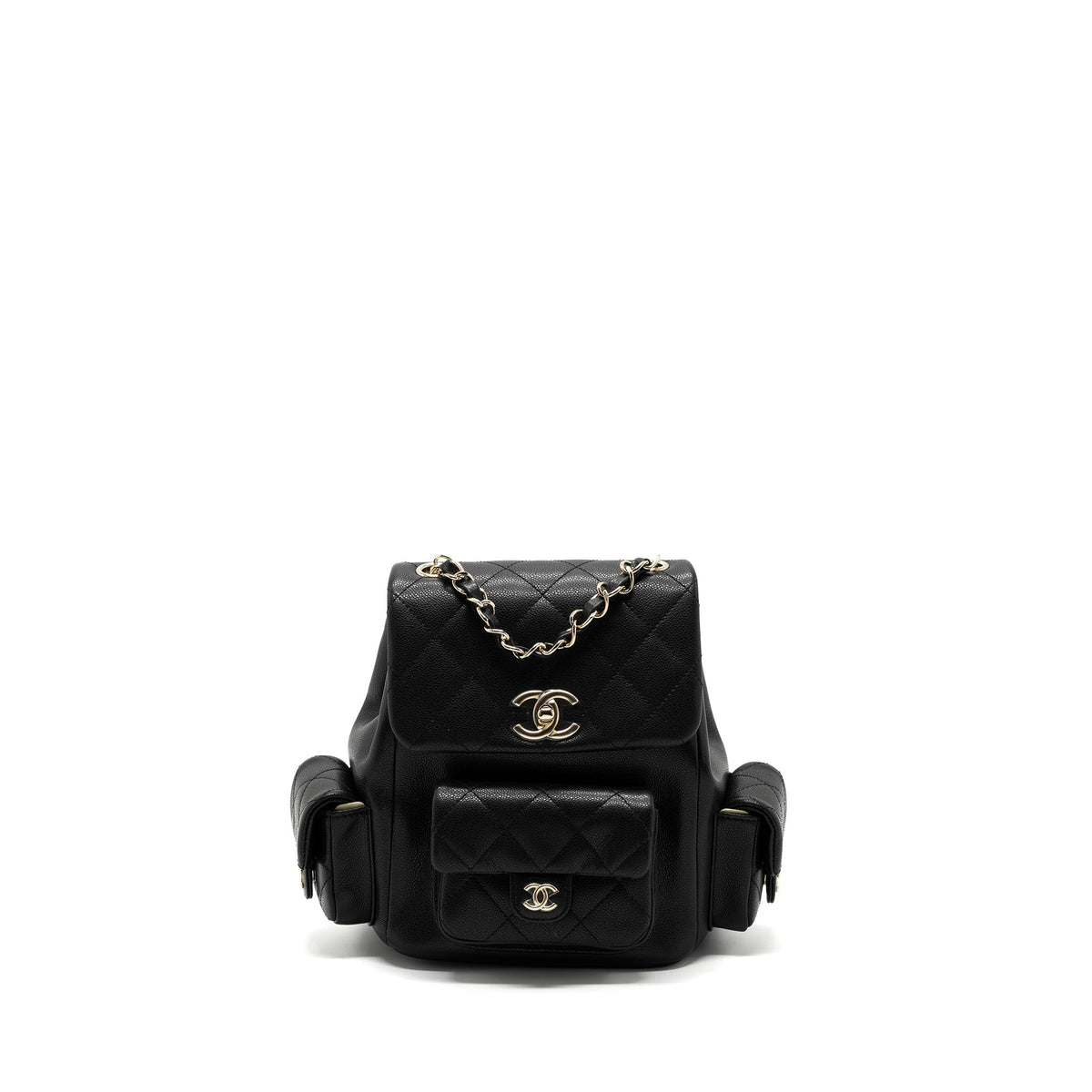 chanel-23k-triple-pocket-backpack-caviar-black-lghwmicrochip