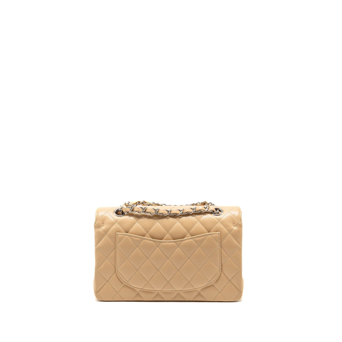 chanel-small-classic-double-flap-bag-caviar-beige-shw-microchip-copy