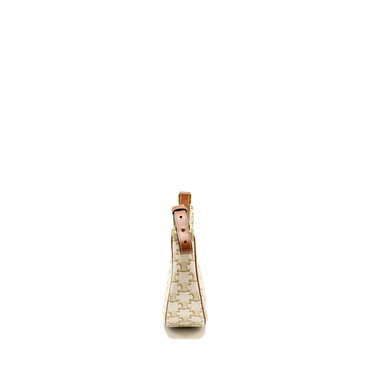 celine-ava-bag-triomphe-canvas-calfskin-white-brown-ghw-copy-1