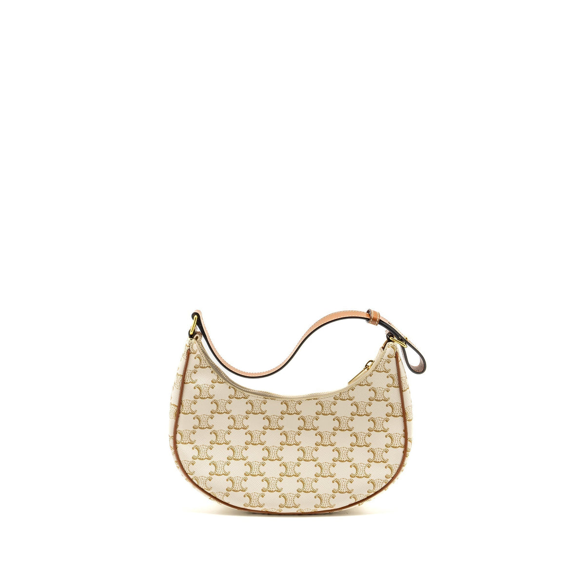 celine-ava-bag-triomphe-canvas-calfskin-white-brown-ghw-copy-1