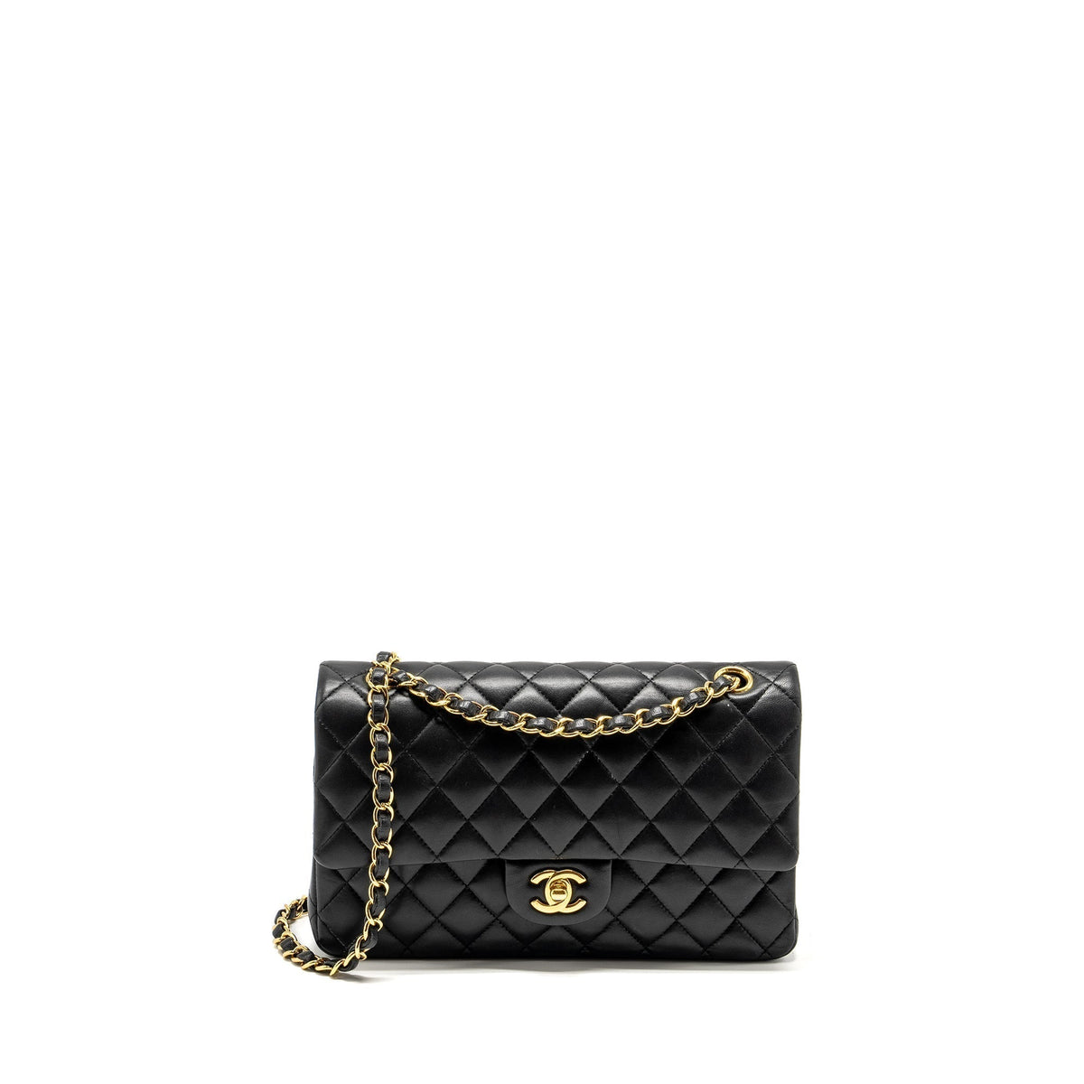 chanel-medium-classic-double-flap-bag-lambskin-black-ghw-7
