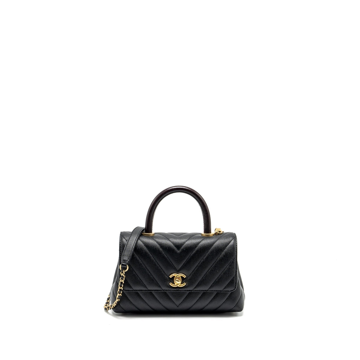 chanel-small-coco-handle-chevron-caviar-with-lizard-embossed-handle-black-ghw-copy