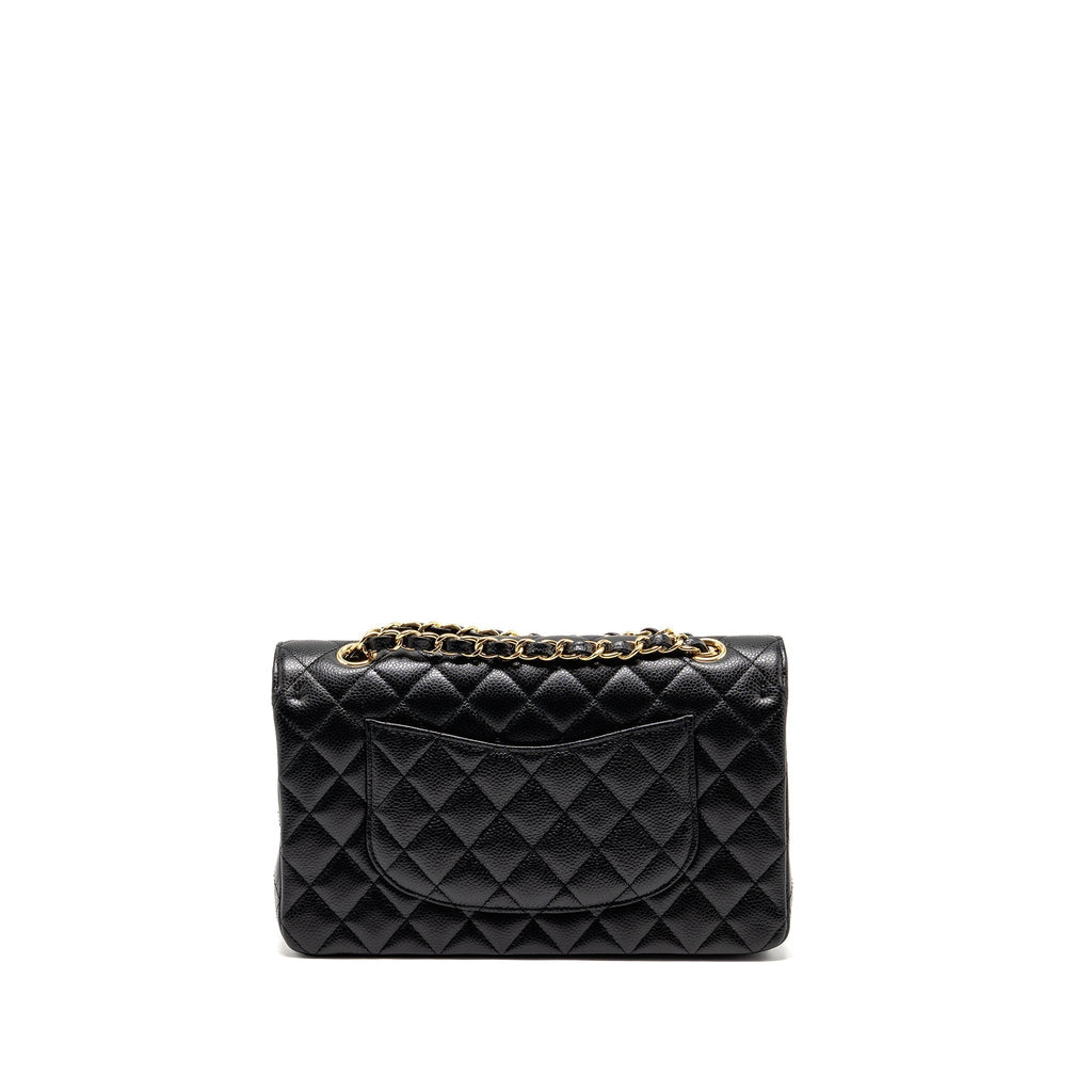 chanel-medium-classic-double-flap-bag-caviar-black-lghw