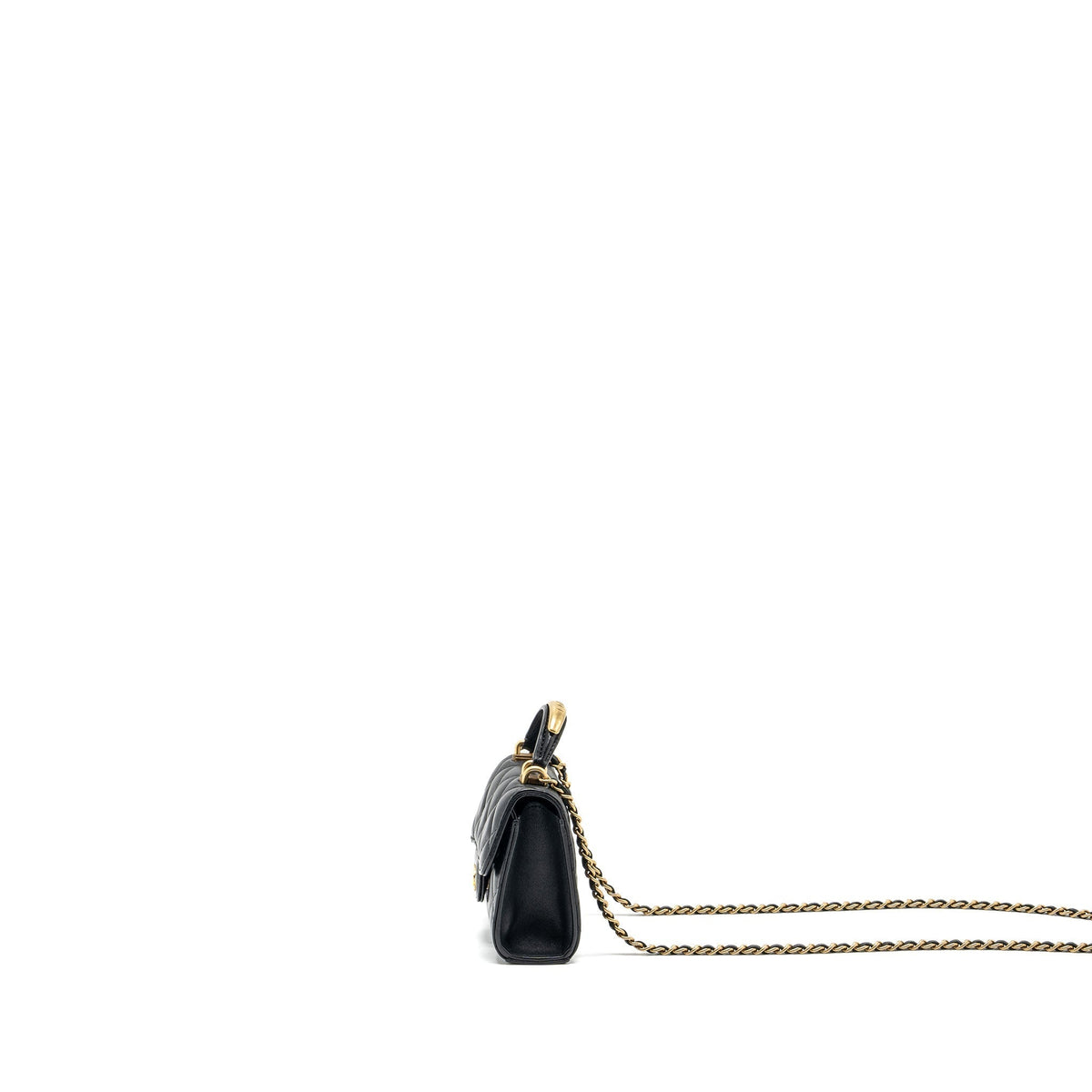 chanel-22b-top-handle-mini-flap-clutch-black-lambskin-ghw-microchip