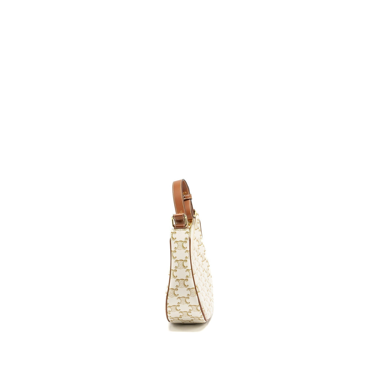 celine-ava-bag-triomphe-canvas-calfskin-white-brown-ghw
