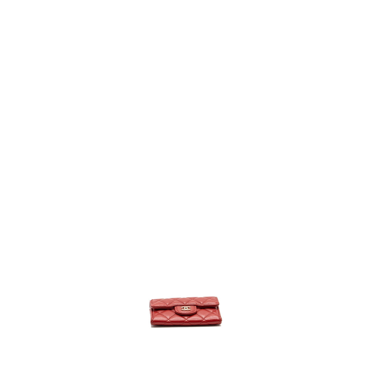 chanel-flap-card-holder-lambskin-red-shw