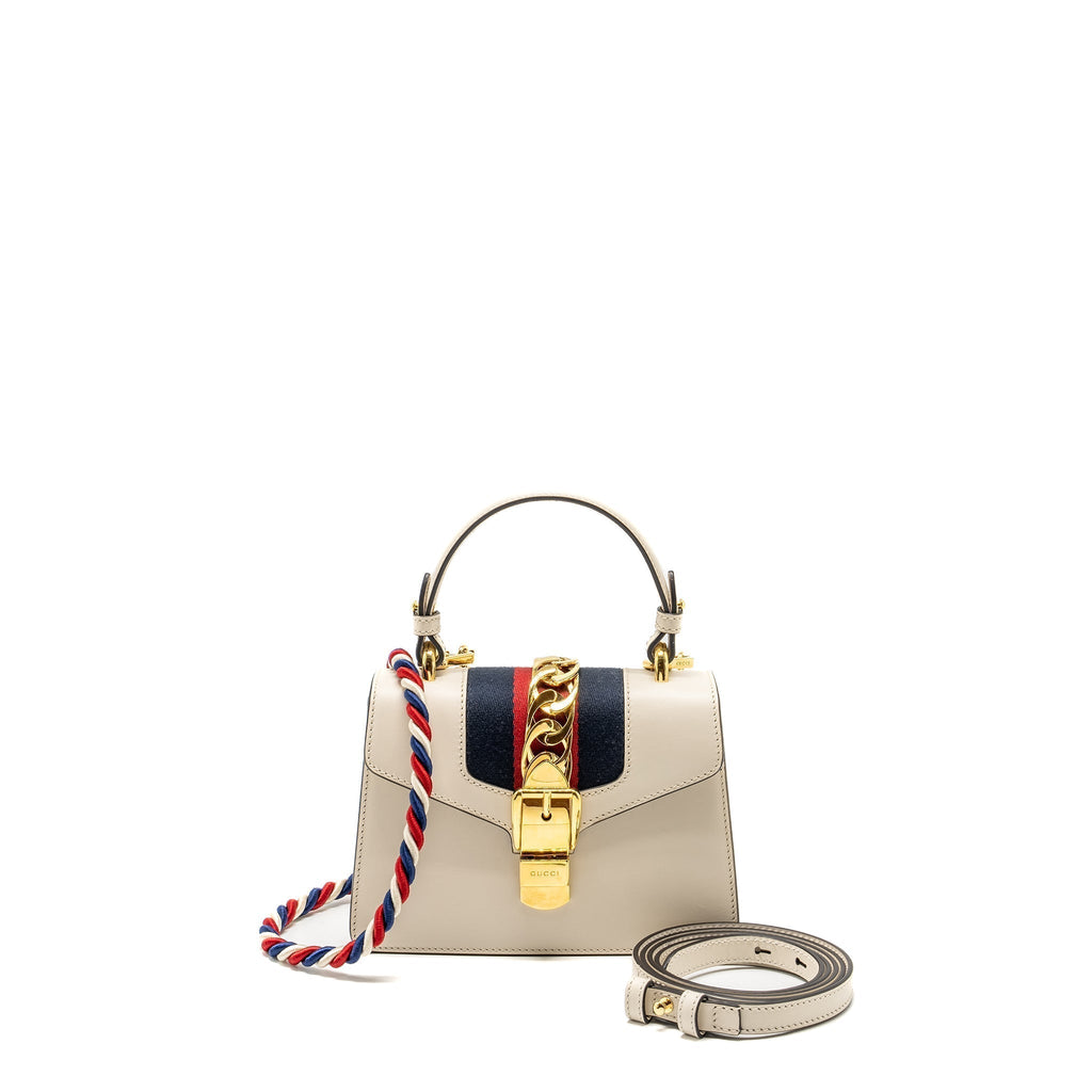 gucci-mini-sylvie-top-handle-bag-calfskin-white-ghw
