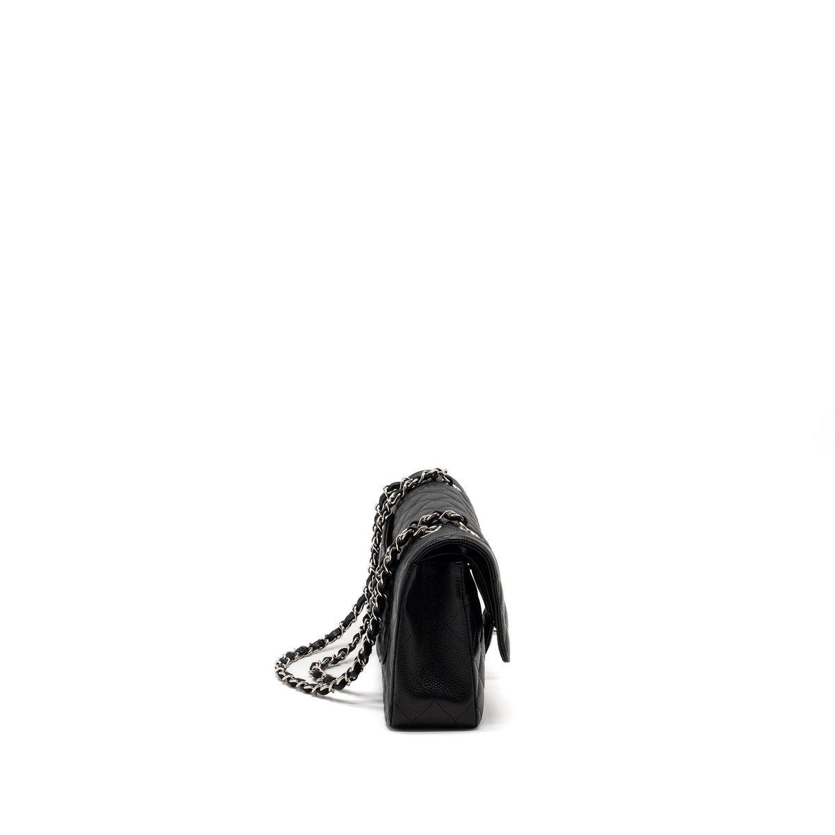 chanel-medium-classic-double-flap-bag-caviar-black-shw-3