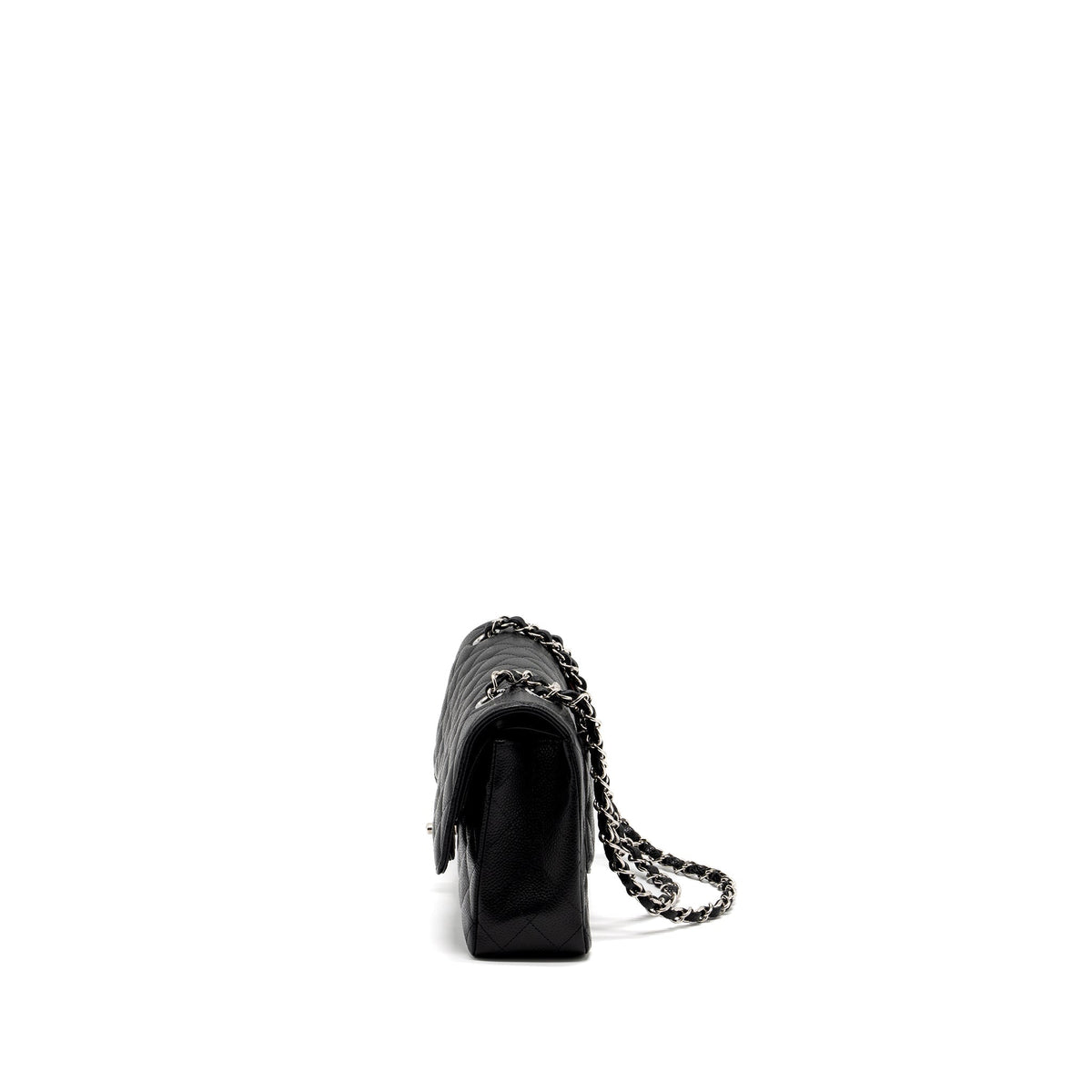 chanel-medium-classic-double-flap-bag-caviar-black-shw-3