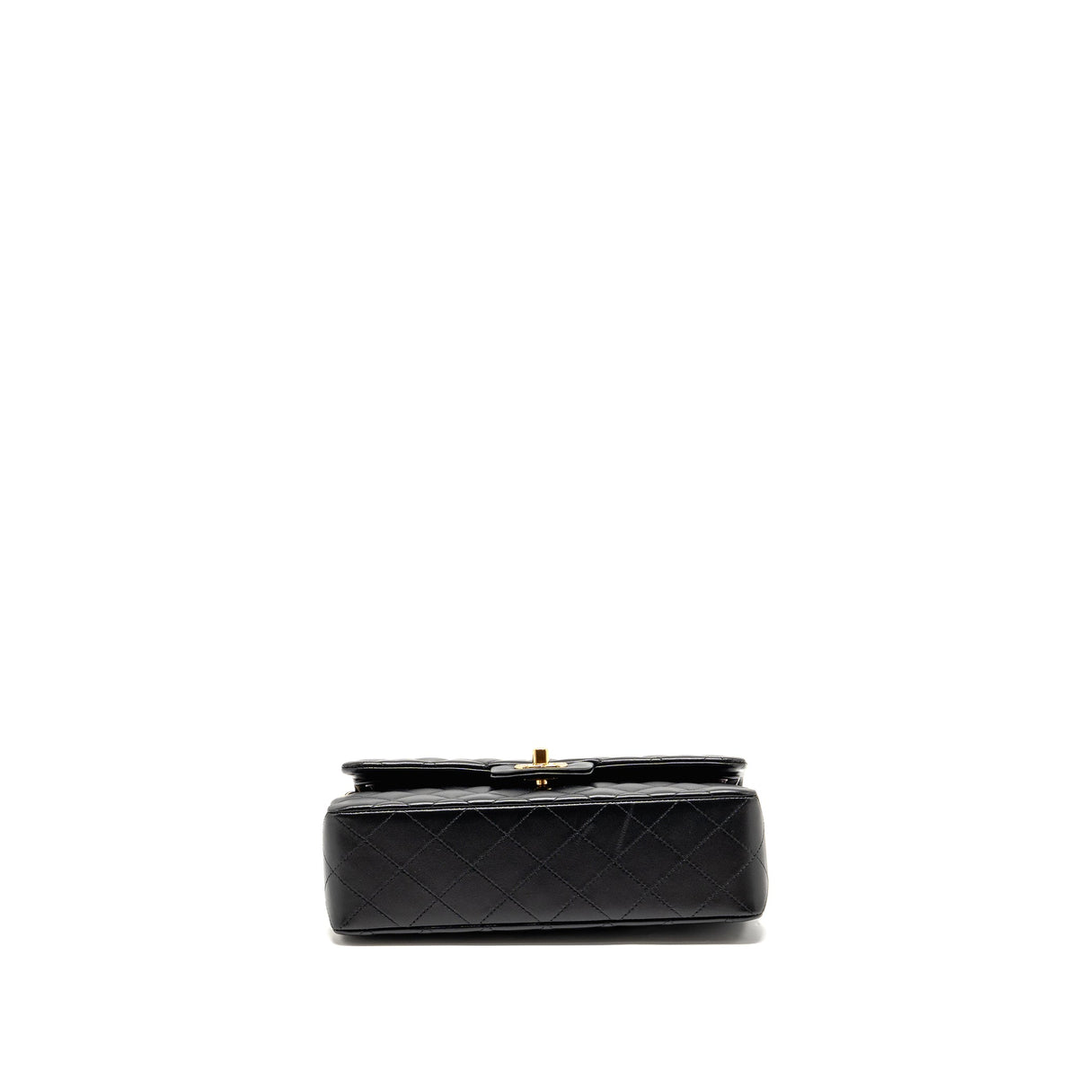 chanel-small-classic-double-flap-bag-lambskin-black-lghw-microchip