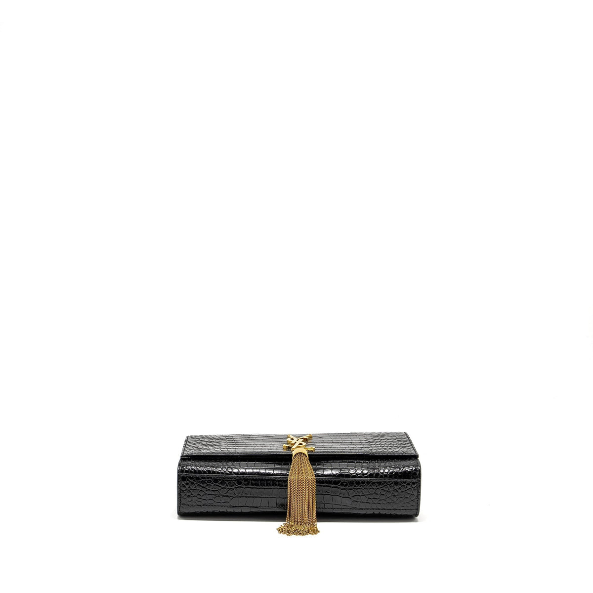 saint-laurent-ysl-kate-tassel-bag-croc-embossed-black-ghw