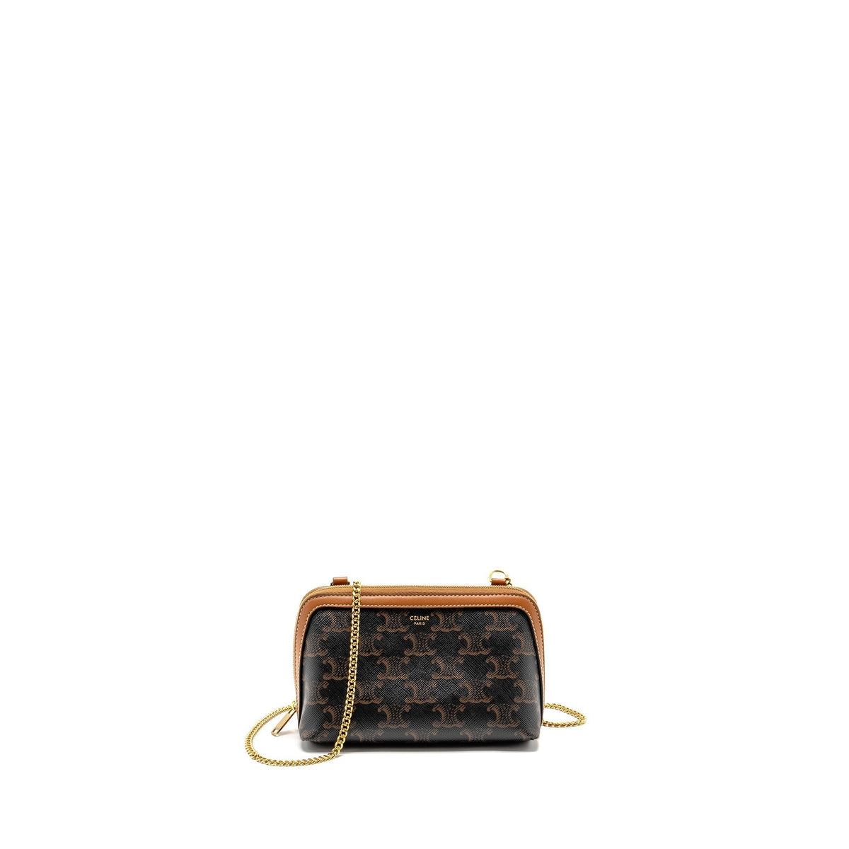 celine-clutch-with-chain-in-triomphe-canvas-lambskin-tan-ghw
