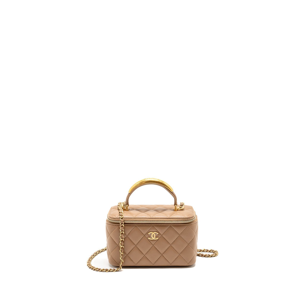 chanel-top-handle-long-vanity-with-chain-lambskin-dark-beige-ghw-microchip