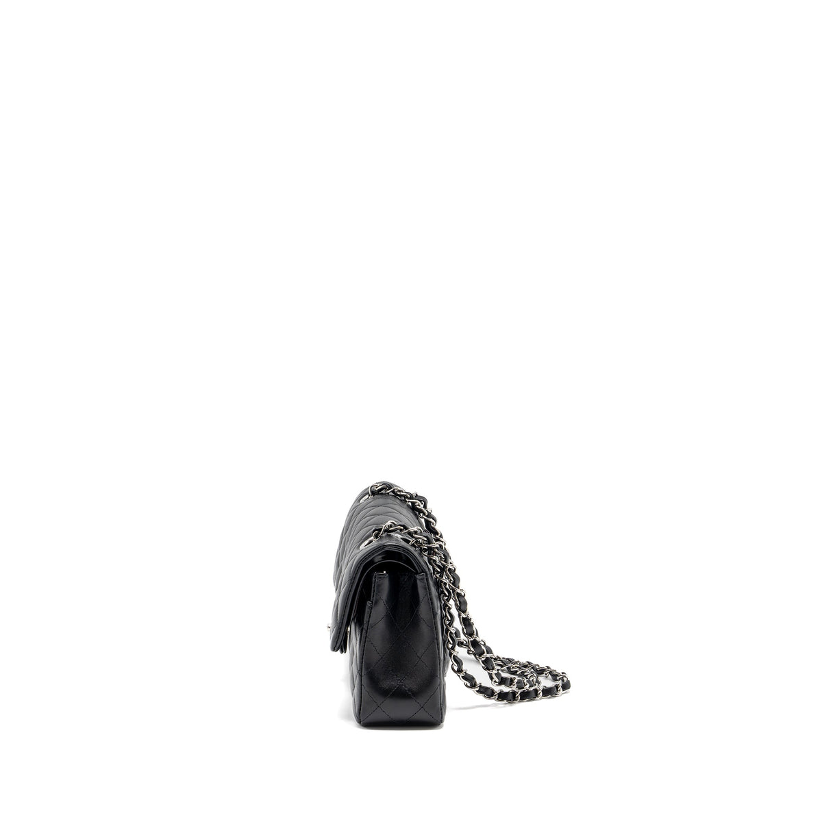 chanel-small-classic-double-flap-bag-lambskin-black-shwmicrochip