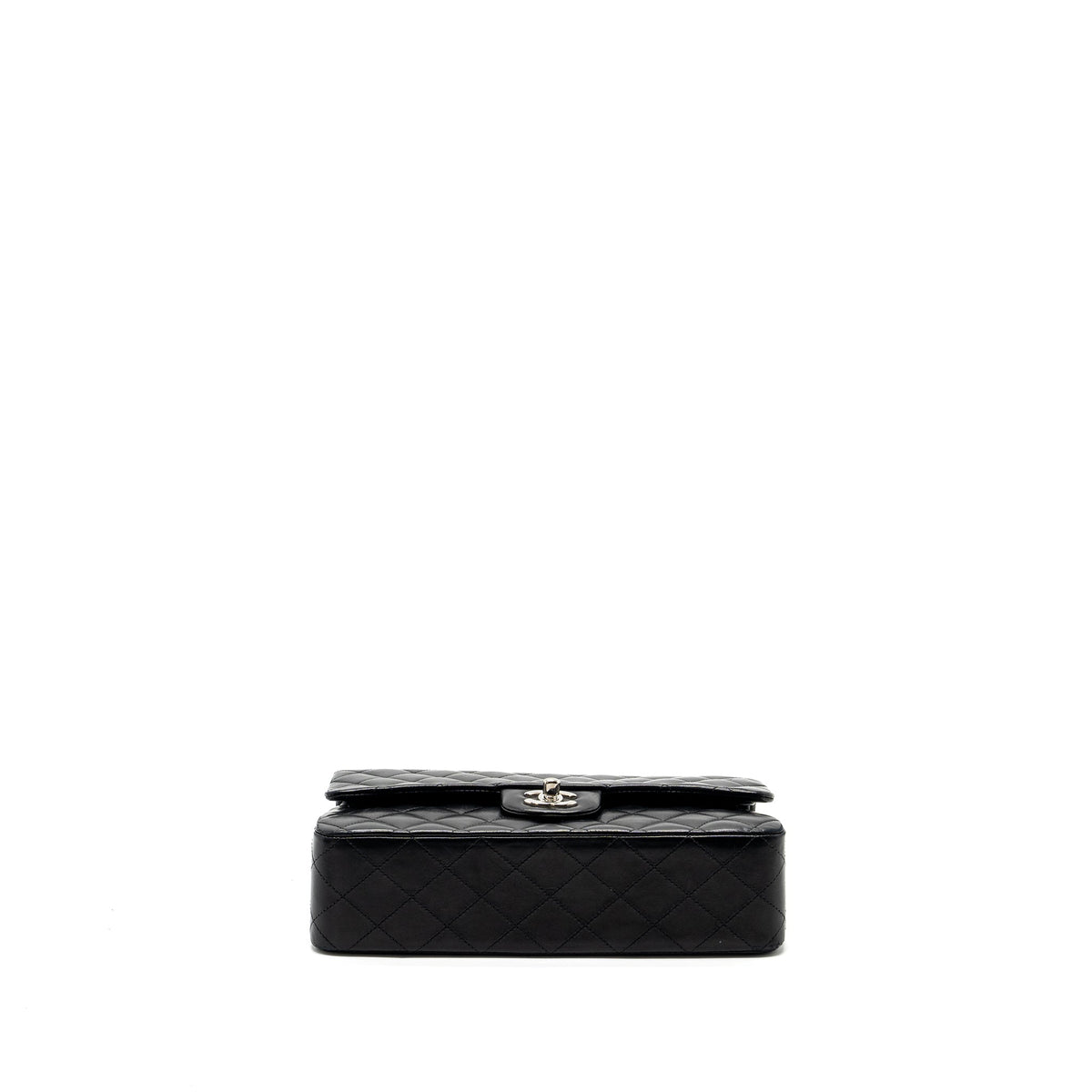 chanel-medium-classic-double-flap-bag-lambskin-black-shw-copy