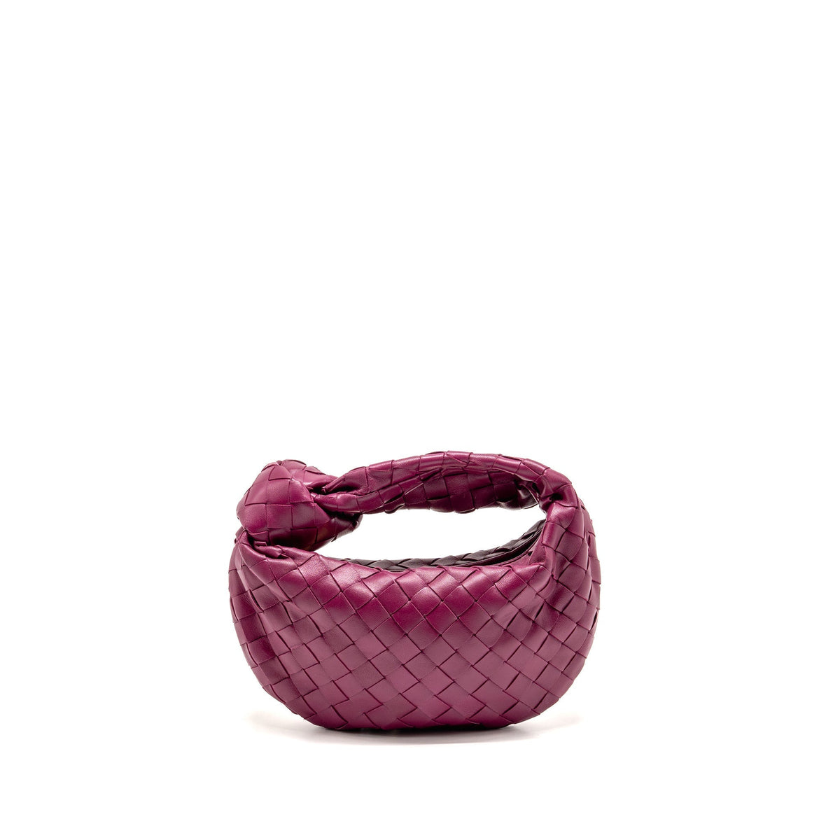 bottega-veneta-mini-jodie-lambskin-dark-pink-ghw