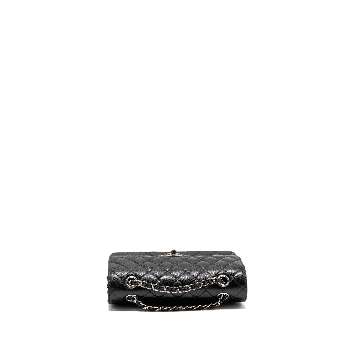 chanel-small-classic-double-flap-bag-caviar-black-shw-copy