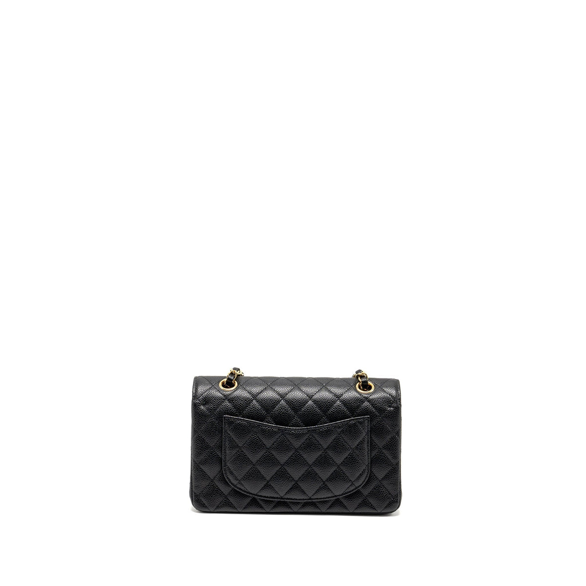 chanel-small-classic-double-flap-bag-caviar-black-ghwmicrochip-copy