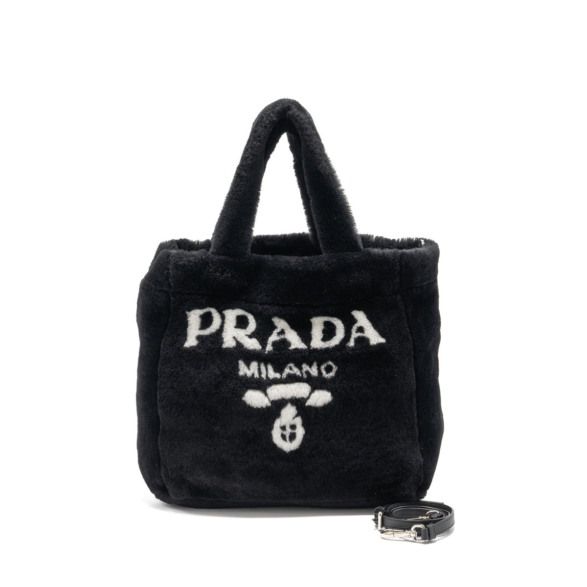 prada-medium-tote-bag-shearling-black-shw