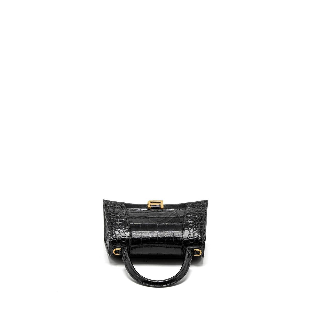 balenciaga-small-hourglass-bag-croc-embossed-leather-black-ghw