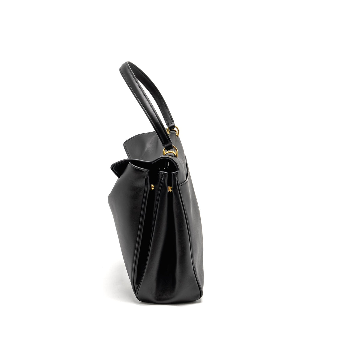 balenciaga-medium-rodeo-handbag-smooth-calfskin-black-ghw
