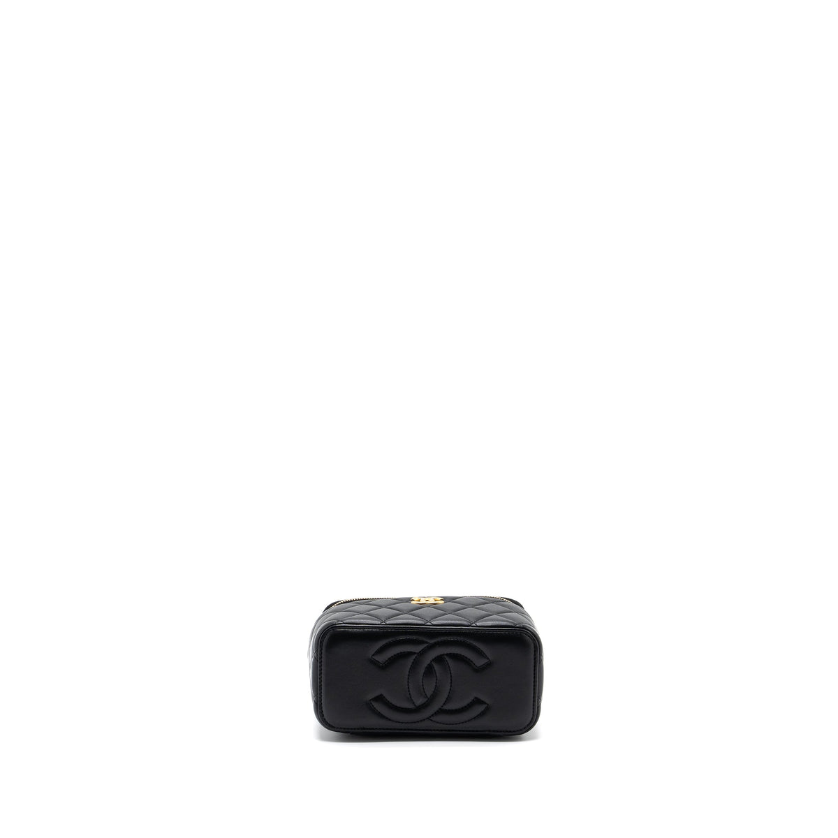 chanel-top-handle-long-vanity-lambskin-black-ghw-microchip