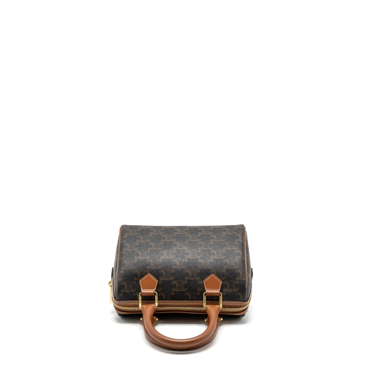 copy-of-celine-small-boston-bag-triomphe-canvas-calfskin-tan-ghw