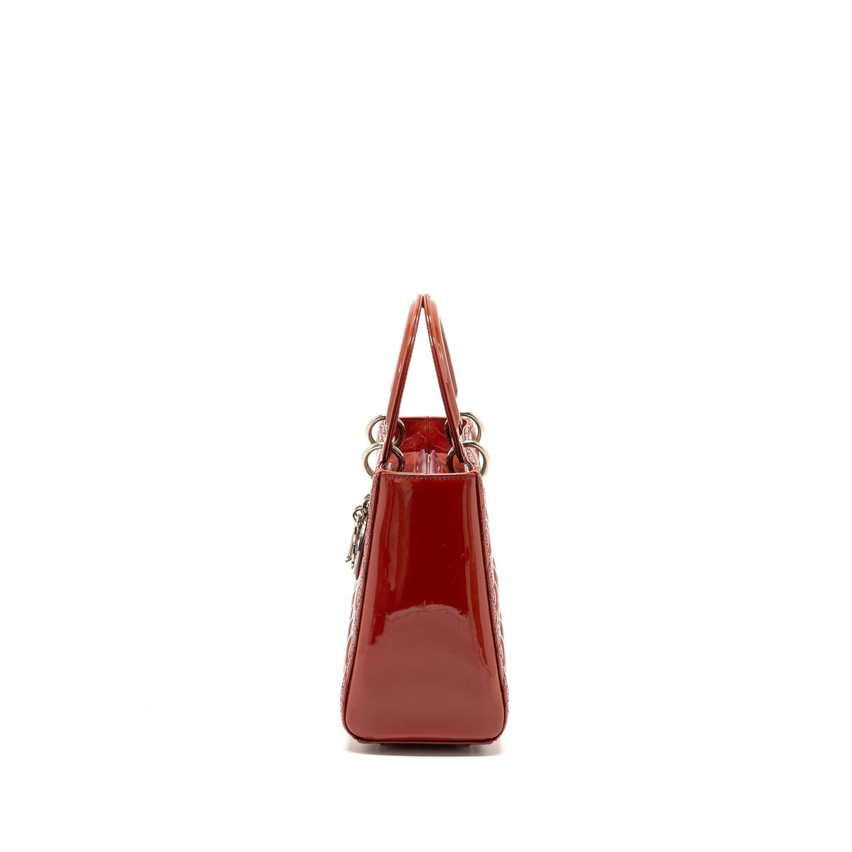 dior-medium-lady-dior-patent-leather-dark-pink-shw