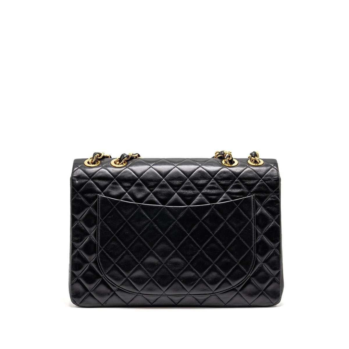 chanel-vintage-classic-flap-jumbo-bag-lambskin-black-ghw